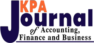 KPA Journal of Accountancy, Finance and Business